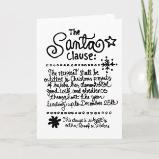 Tarjeta Festiva El Papá Noel
