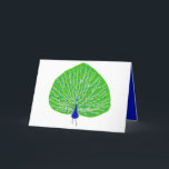 Tarjeta Festiva El pavo real purpurina moderno<br><div class="desc">Difunde fabularidad con este pavo real de bonito. Posh the Peacock,  Shari Pedowitz,  2024,  artistshari.com. Shari Pedowitz Artistic Empire LLC. Todos Los Derechos Reservados.</div>
