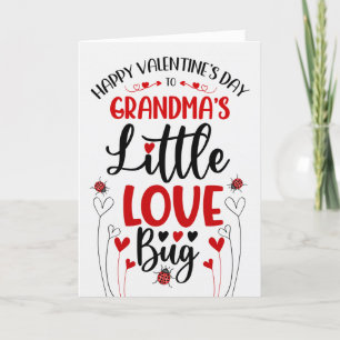 Tarjeta Festiva El pequeño amor de la abuela Valentine