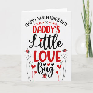 Tarjeta Festiva El pequeño amor de papá Valentine