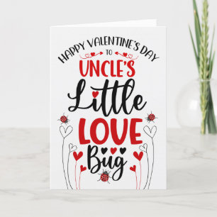 Tarjeta Festiva El pequeño amor del tío de San Valentín