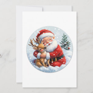 Tarjeta Festiva El pequeño ayudante de Santa