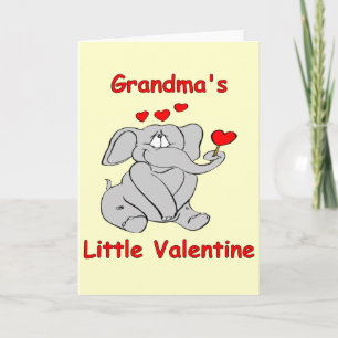 Tarjeta Festiva El pequeño San Valentín de la abuela
