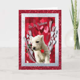 Tarjeta Festiva El perrito de Westie sea mi versión 2 del saludo