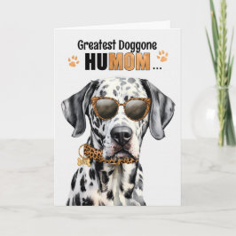 Tarjeta Festiva El perro dálmata es el mejor día de la madre de Hu