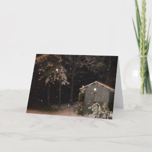 Tarjeta Festiva El poco vertió