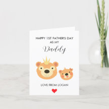 El primer día del padre como mi papá Personalizado