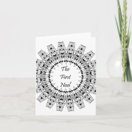 Tarjeta Festiva El primer Noel