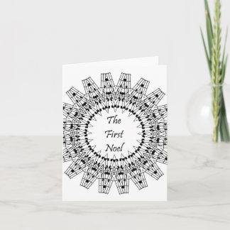 Tarjeta Festiva El primer Noel