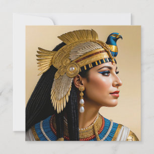 Tarjeta Festiva "El realismo de Cleopatra VII: un retrato"