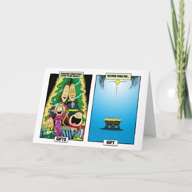 Tarjeta Festiva El regalo de Jesús (Anverso)