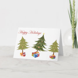 Tarjeta Festiva El regalo de los Navidades - "Feliz Navidad"