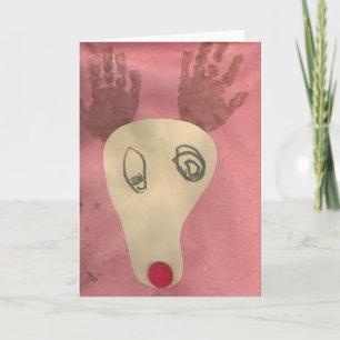 Tarjeta Festiva El reno de Jack