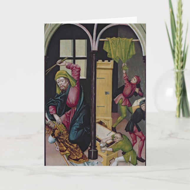 Tarjeta Festiva El retablo de San Nicolás (Anverso)