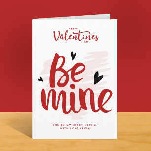 Tarjeta Festiva El rojo gracioso es mi corazón regalo de novio val