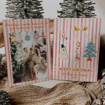 El rojo vintage Ilustrado Navidades coloridos dive