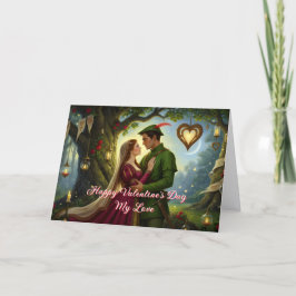 Tarjeta Festiva El romance legendario del bosque de Sherwood