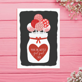 Tarjeta Festiva El saludo del Día de Gal Pal Lollipop Galentine