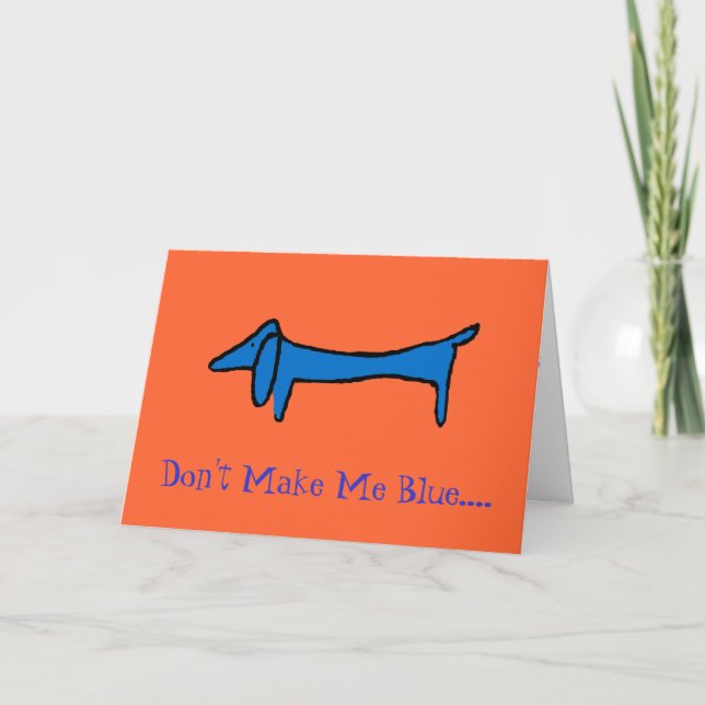 Tarjeta Festiva El San Valentín de Dachshund (Anverso)