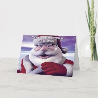 Tarjeta Festiva El secreto de Santa