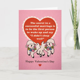 Tarjeta Festiva El Secreto de un Matrimonio Feliz