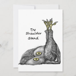 Tarjeta Festiva El soporte del hombro