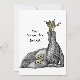 Tarjeta Festiva El soporte del hombro