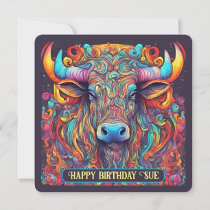 Tarjeta Festiva el toro