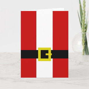 Tarjeta Festiva El traje de Santa