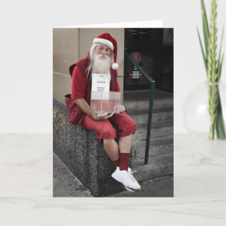 Tarjeta Festiva El trineo se rompió