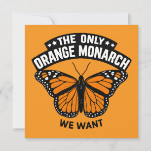 Tarjeta Festiva El Único Monarca Que Quiero Pro Democracia Anti Tr