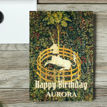 El unicornio en cautiverio Fantasía Cumpleaños Med