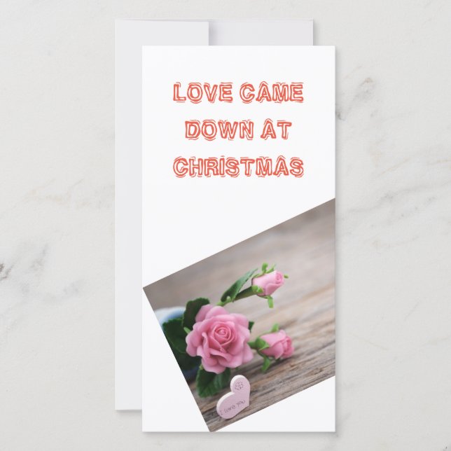 Tarjeta Festiva El verdadero significado de los Navidades (Anverso)