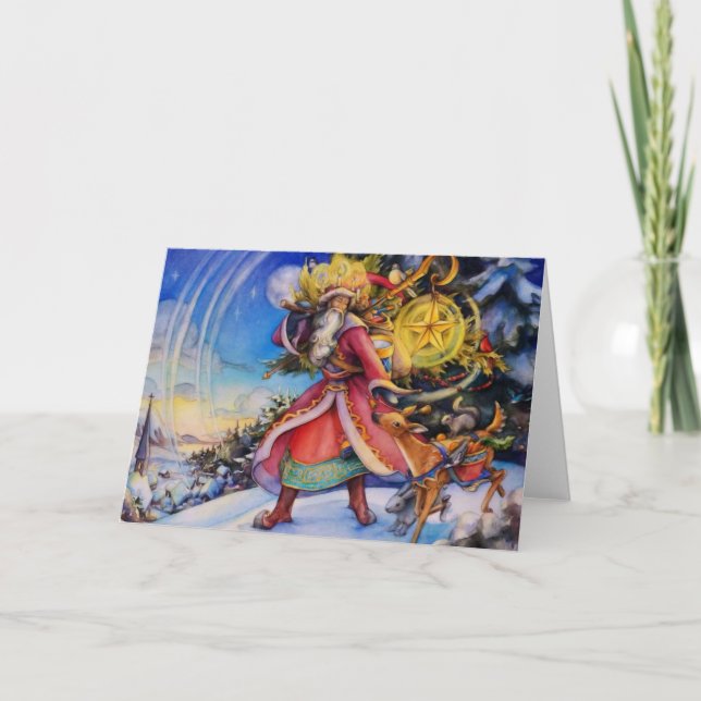 Tarjeta Festiva El viaje (Anverso)