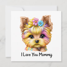 El yorkie dulce y adorable
