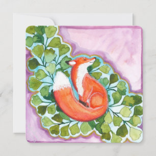 Tarjeta Festiva El Zorro y la brisa