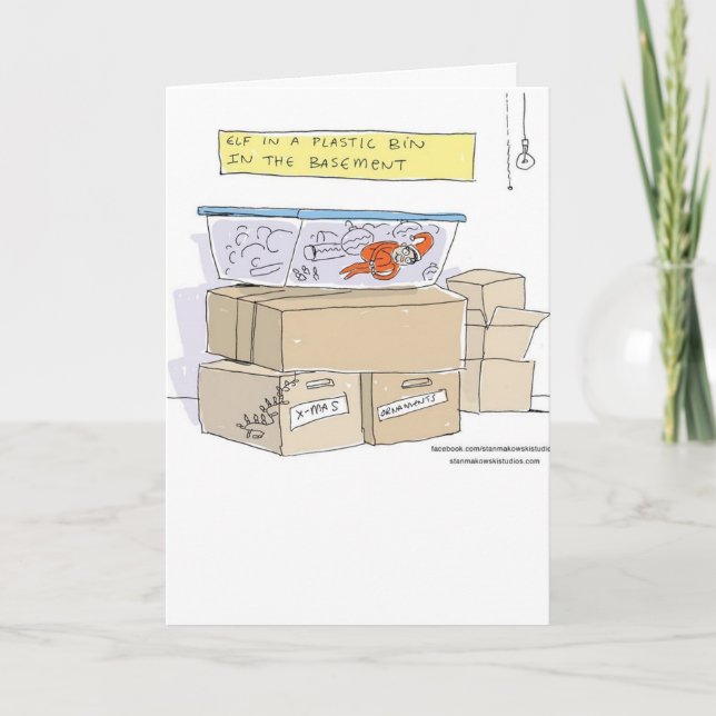 Tarjeta Festiva elefante (Anverso)