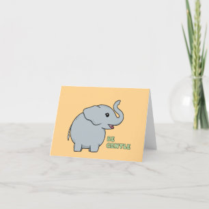 Tarjeta Festiva Elefante Infantil