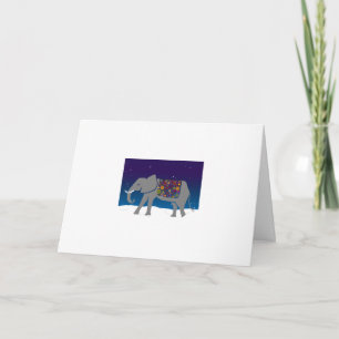Tarjeta Festiva Elefante maravilloso