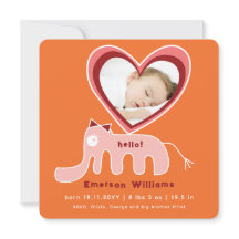 Elefante Rosa caprichoso amor bebé foto nacimiento