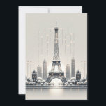 Tarjeta Festiva Elegancia de invierno parisina - Navidades en la c<br><div class="desc">Entre en un maravilloso parisino de invierno con nuestra tarjeta de Navidades "Parisian Winter Elegance". Esta exquisita tarjeta capta el romanticismo y el encanto de París durante la temporada festiva. Desde las brillantes luces a lo largo del Sena hasta la majestuosa Torre Eiffel con alegría navideña, cada elemento de esta...</div>