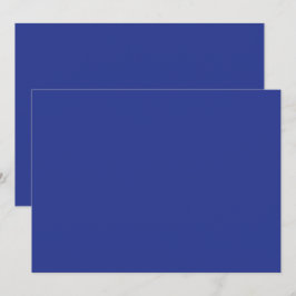 Tarjeta Festiva Elegancia de Vacaciones Azul Real