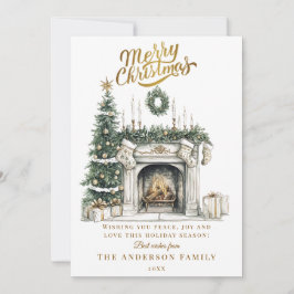 Tarjeta Festiva Elegant Christmas Party Holiday Card