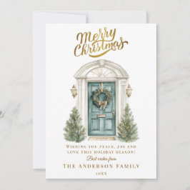 Tarjeta Festiva Elegant Christmas Party Holiday Card