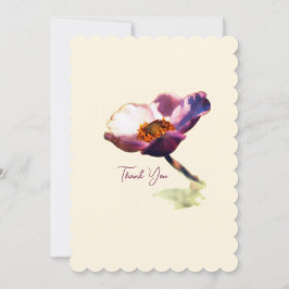 Tarjeta Festiva Elegant Dream Flowers – Fantasy Nature Thank You