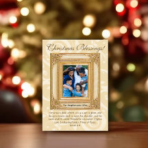 Elegante Biblia Cristiana Oro Verse Foto