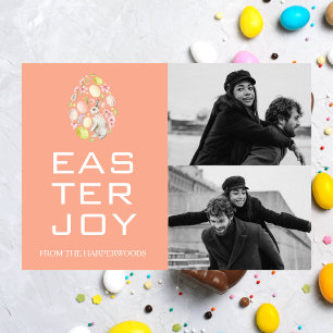 Tarjeta Festiva Elegante Blesss Happy Easter Family 2 foto