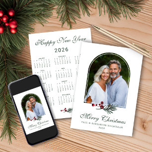 Tarjeta Festiva Elegante calendario de Navidades del Arco Pino 202