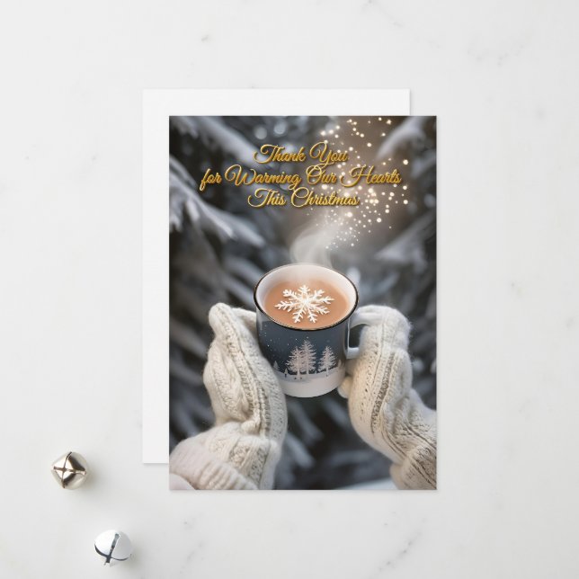 Tarjeta Festiva Elegante carta de escenas de invierno