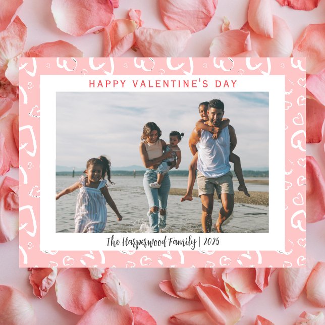 Tarjeta Festiva Elegante Día de San Valentín de amor moderno Famil (Subido por el creador)